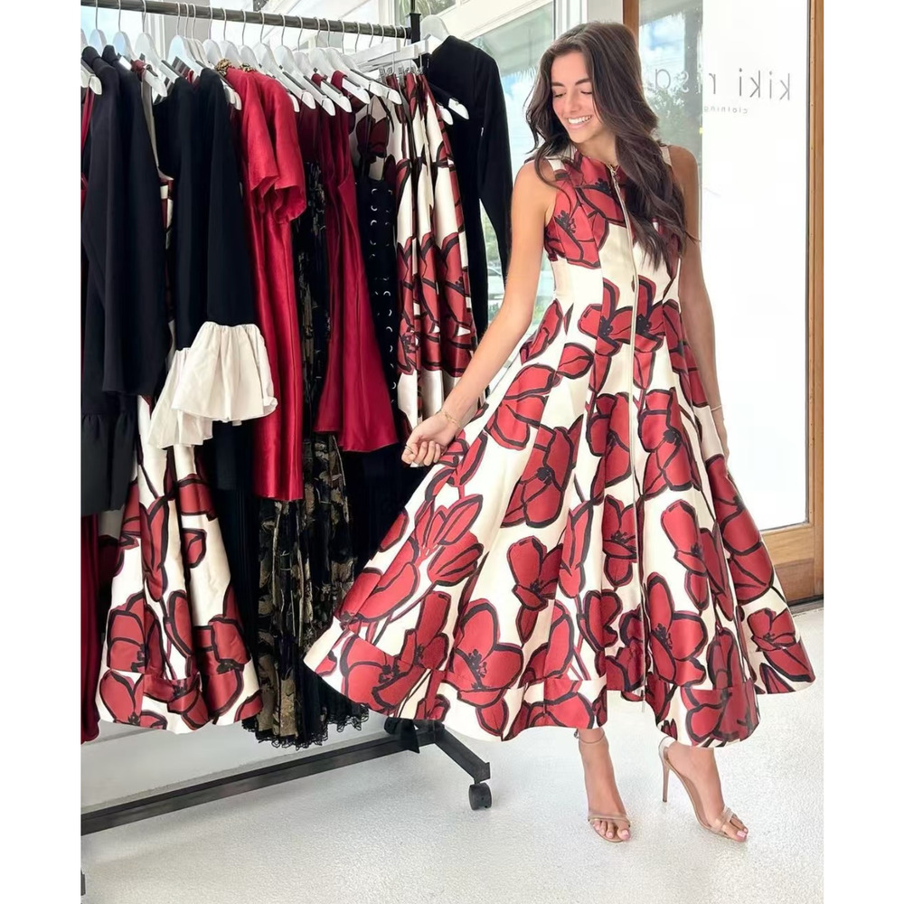Alexis Lazaro Midi Dress M - Picture 4 of 11